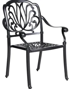 Beliani ANCONA Metallo Nero Beige Nero