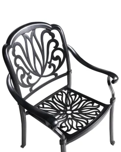 Beliani ANCONA Metallo Nero Beige Nero