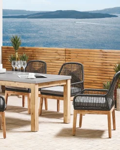 Best Beliani OLBIA Materiale sintetico Nero Grigio Marrone Nero