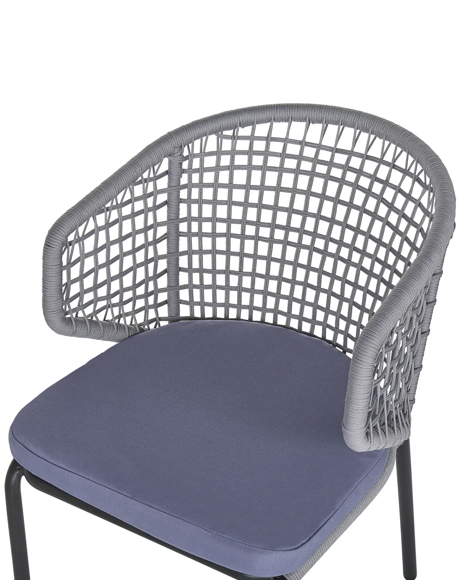 Clearance Beliani PALMI Metallo Grigio Grigio Nero