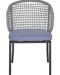 Clearance Beliani PALMI Metallo Grigio Grigio Nero