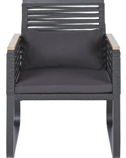 Sale Beliani CANETTO Metallo Nero Marrone Nero