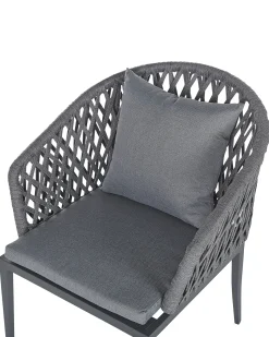 Discount Beliani LIPARI Metallo Grigio