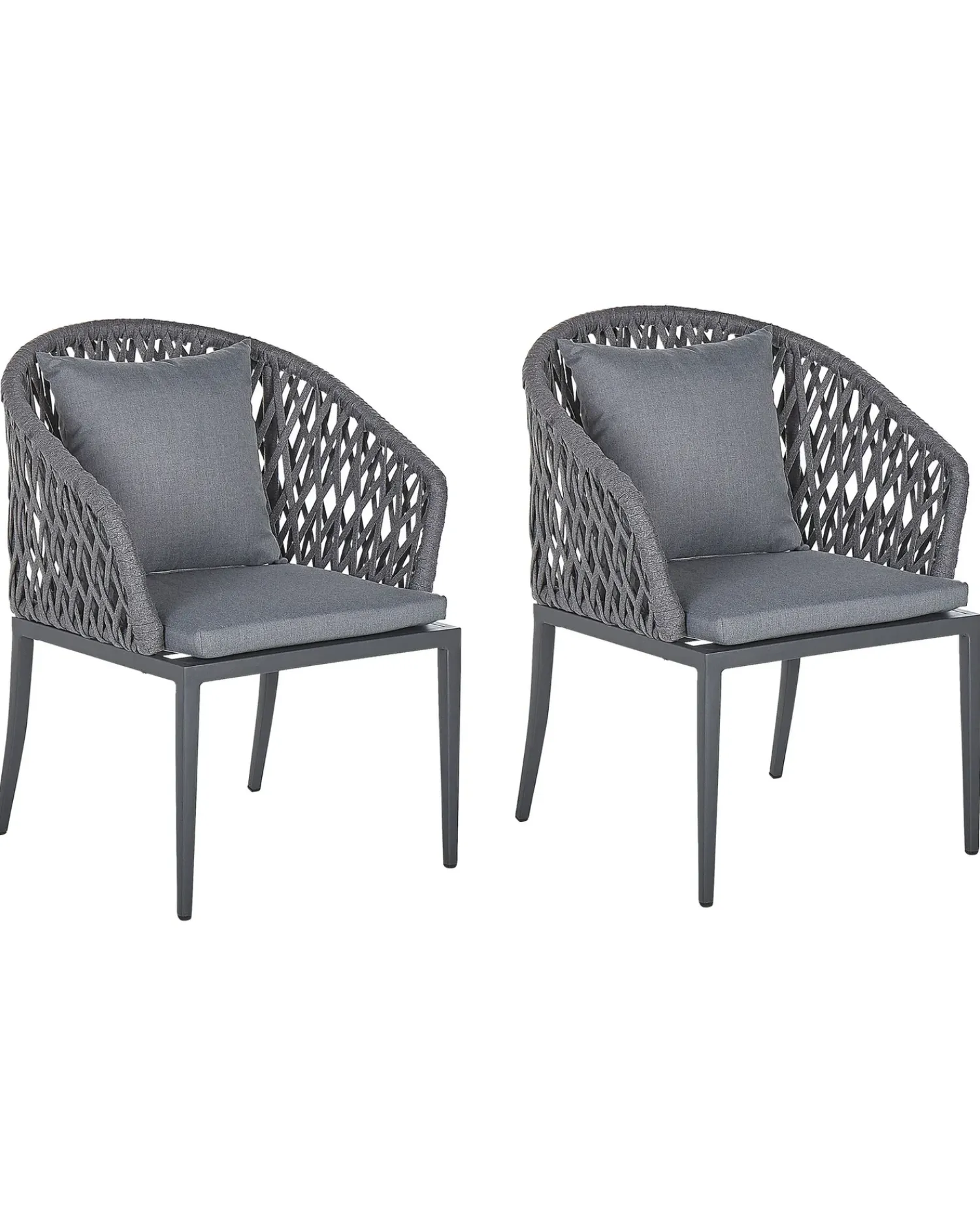 Discount Beliani LIPARI Metallo Grigio