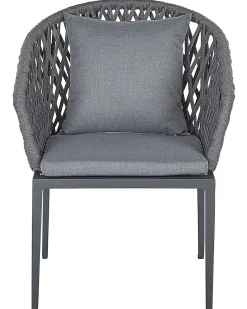 Discount Beliani LIPARI Metallo Grigio