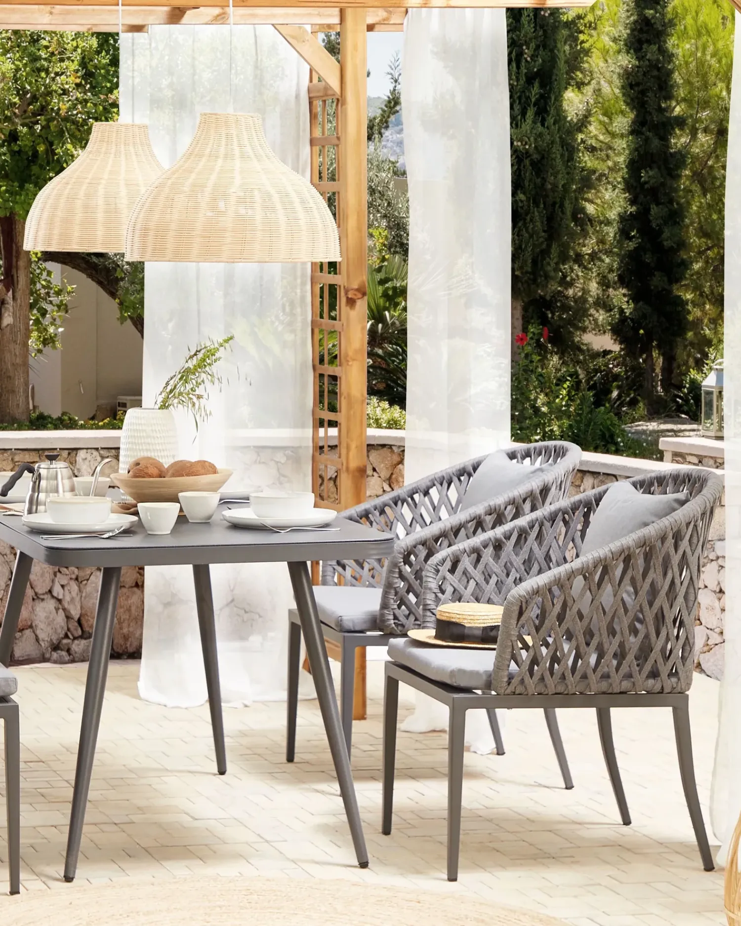 Discount Beliani LIPARI Metallo Grigio