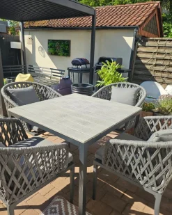 Discount Beliani LIPARI Metallo Grigio