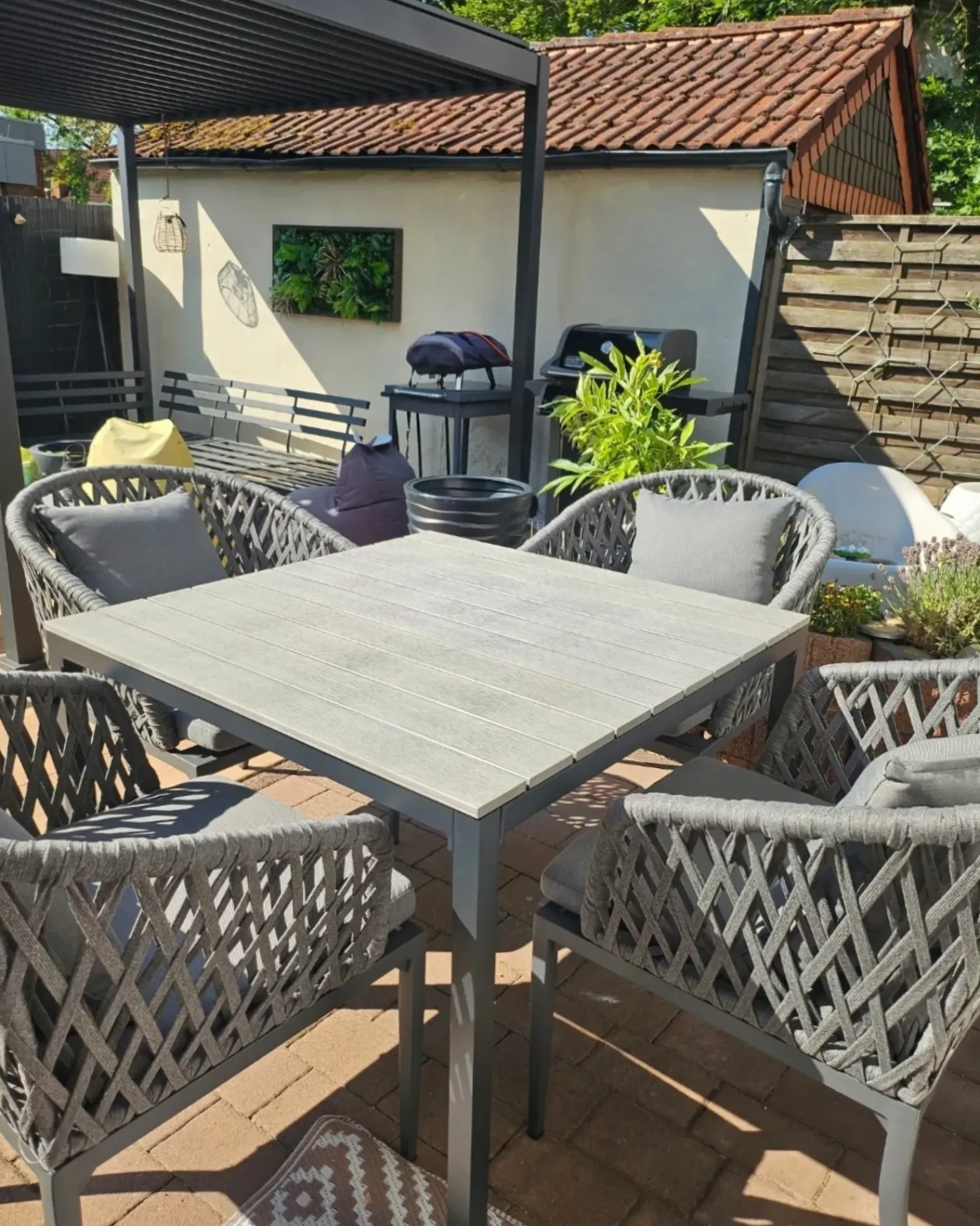 Discount Beliani LIPARI Metallo Grigio