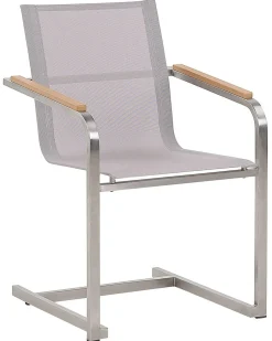 Best Beliani COSOLETO Acciaio inox Beige Beige Argento