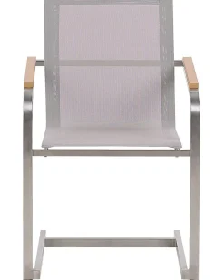 Best Beliani COSOLETO Acciaio inox Beige Beige Argento