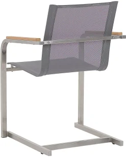 Beliani COSOLETO Acciaio inox Grigio Argento Grigio