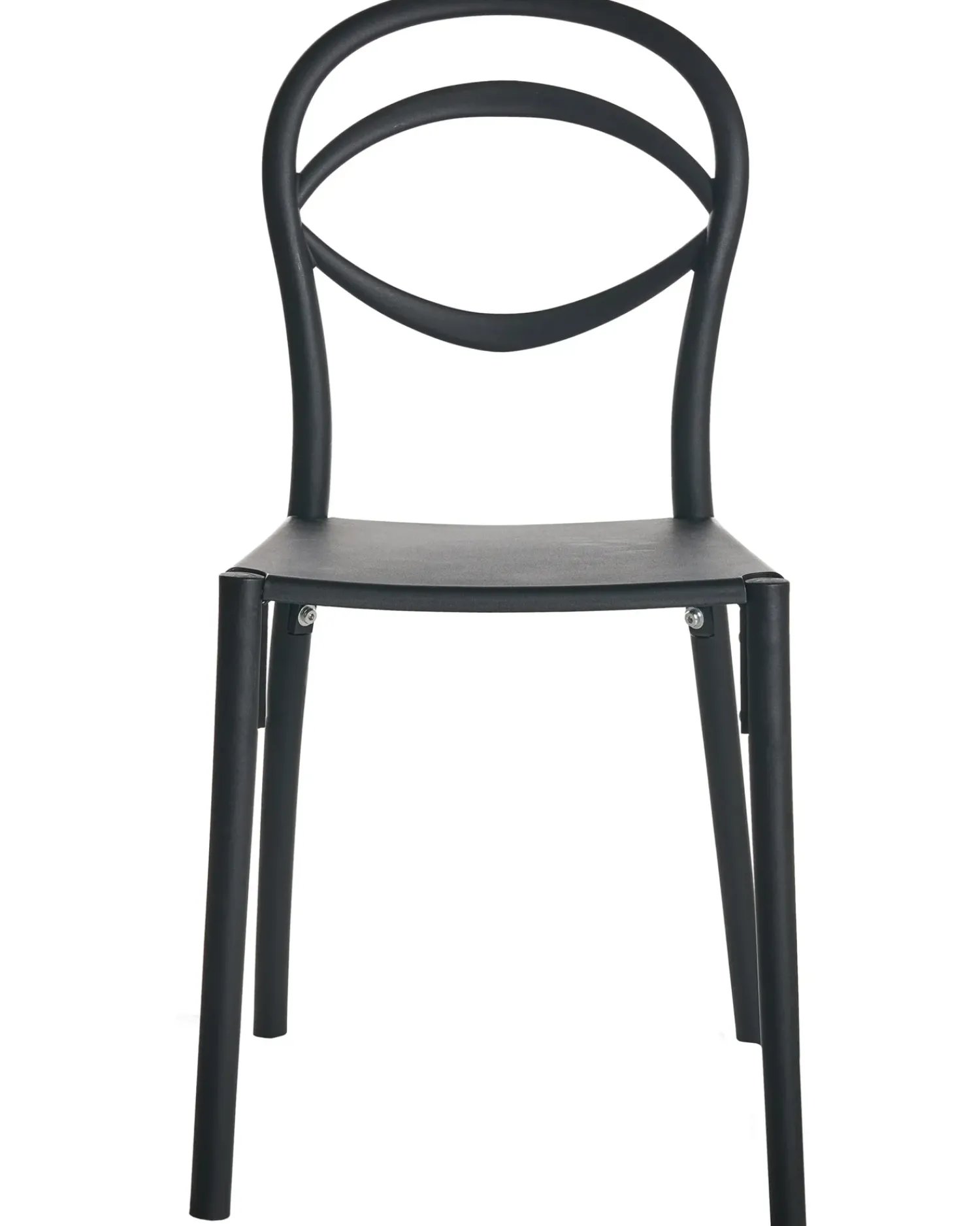 New Beliani Set di 4 sedie da giardino COVOLO Nero