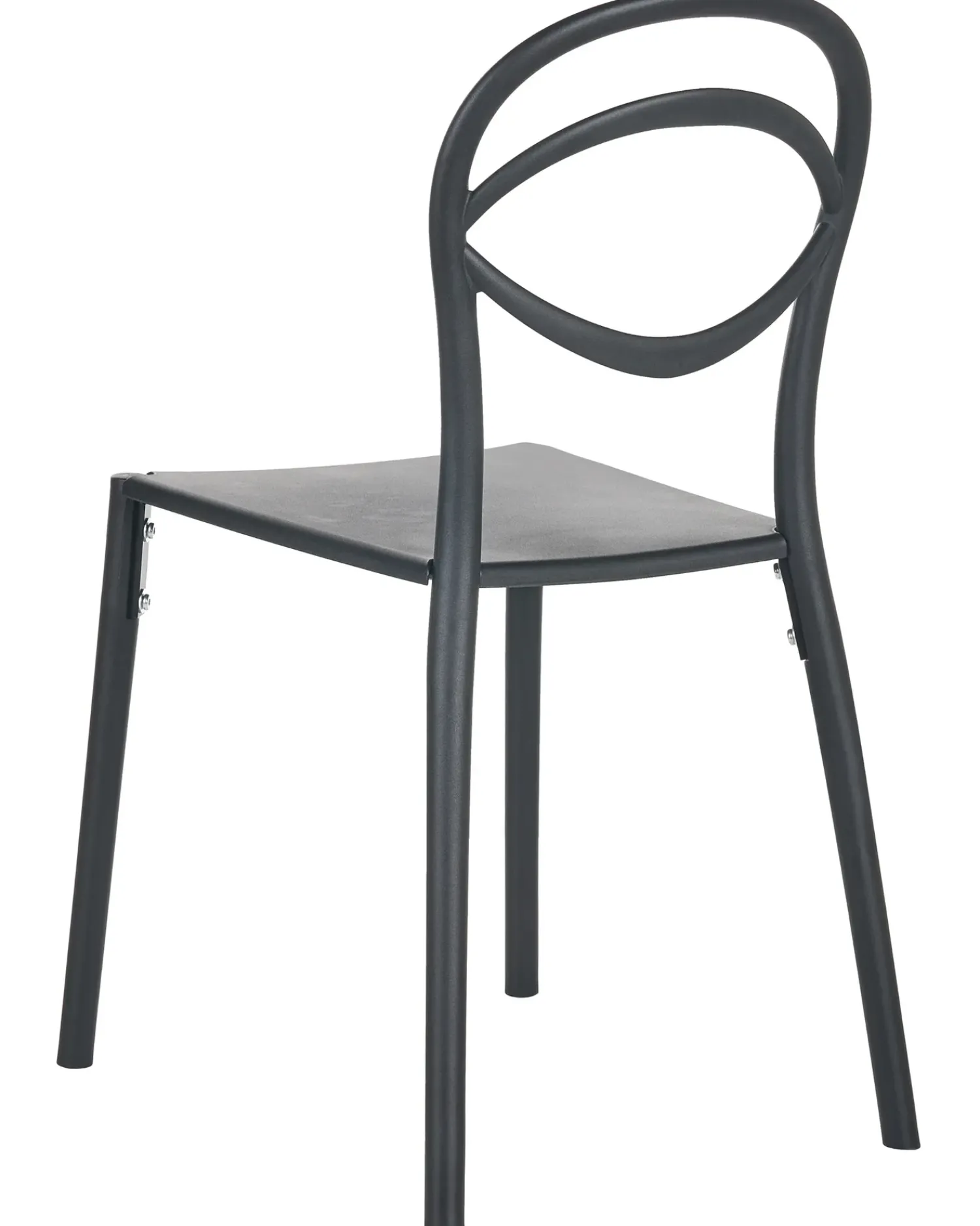 New Beliani Set di 4 sedie da giardino COVOLO Nero