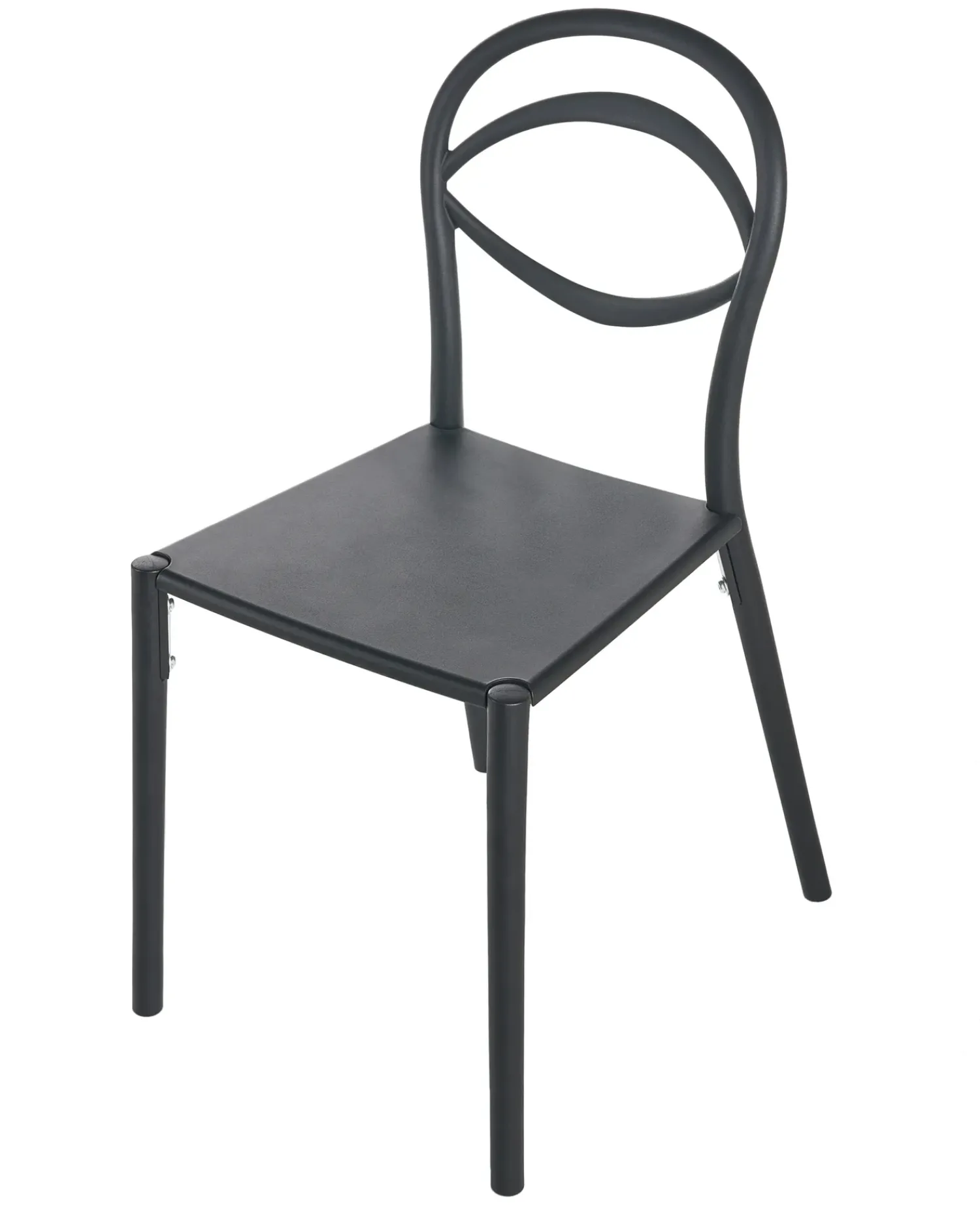 New Beliani Set di 4 sedie da giardino COVOLO Nero