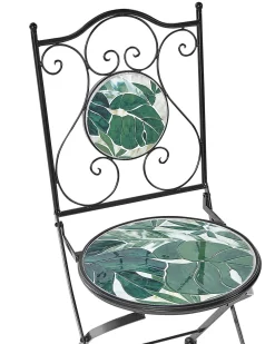 Discount Beliani COZZANA Metallo Nero Nero Verde