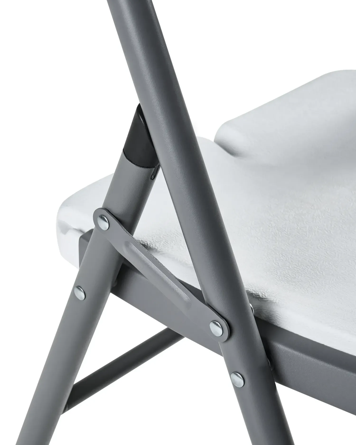 New Beliani CUGNOLI Pieghevole Bianco Bianco Argento