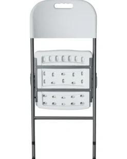 New Beliani CUGNOLI Pieghevole Bianco Bianco Argento