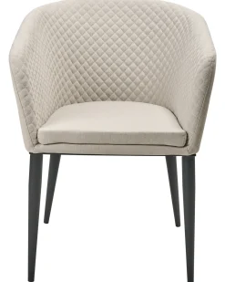 Hot Beliani Set di 2 sedie da giardino CURGOS Tessuto Beige Beige Nero