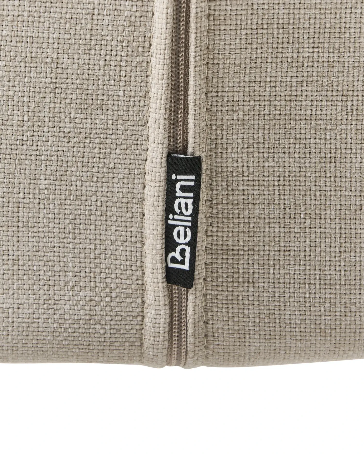 Hot Beliani Set di 2 sedie da giardino CURGOS Tessuto Beige Beige Nero