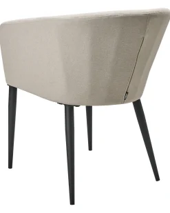 Hot Beliani Set di 2 sedie da giardino CURGOS Tessuto Beige Beige Nero