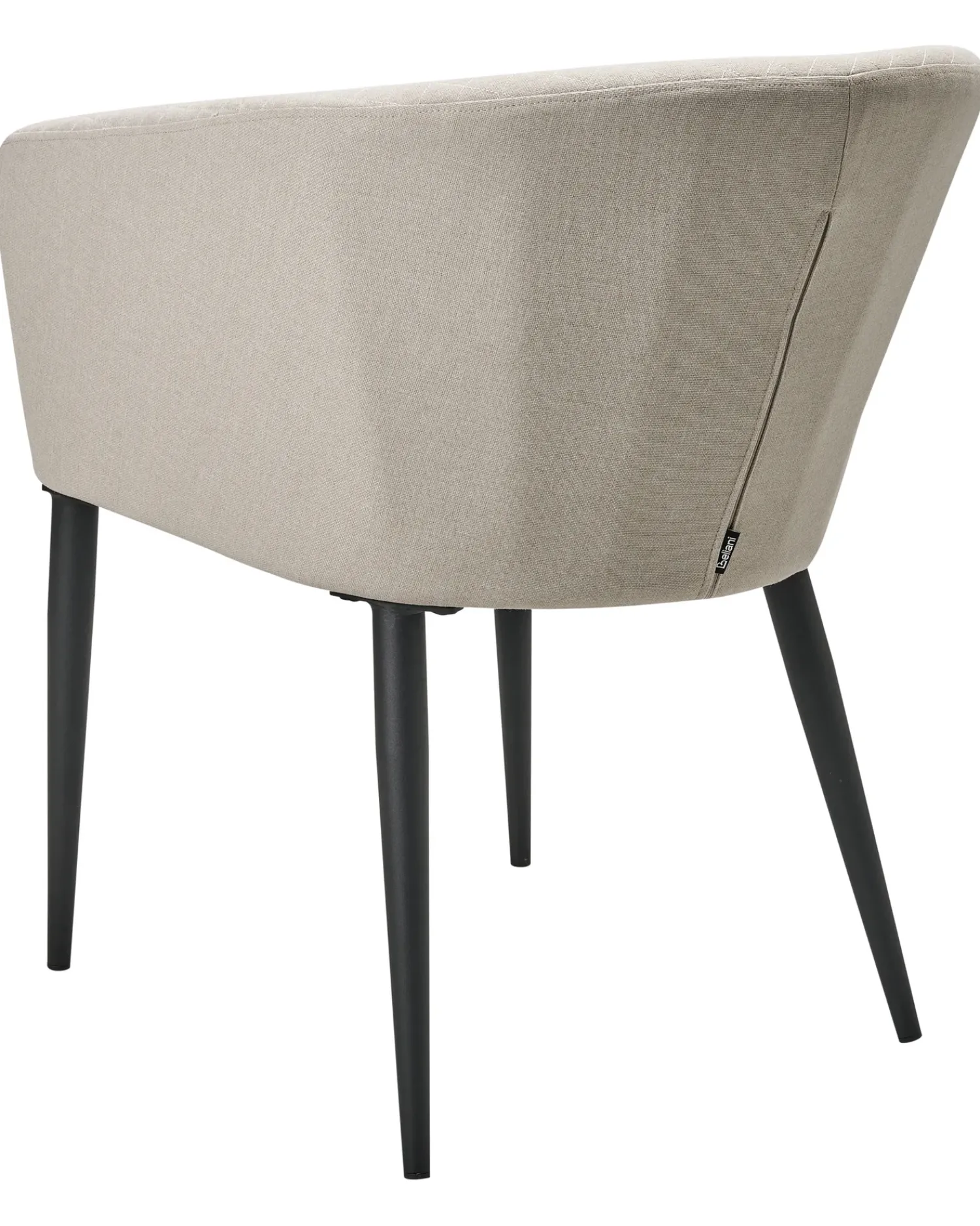 Hot Beliani Set di 2 sedie da giardino CURGOS Tessuto Beige Beige Nero