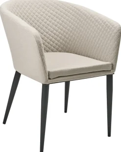 Hot Beliani Set di 2 sedie da giardino CURGOS Tessuto Beige Beige Nero