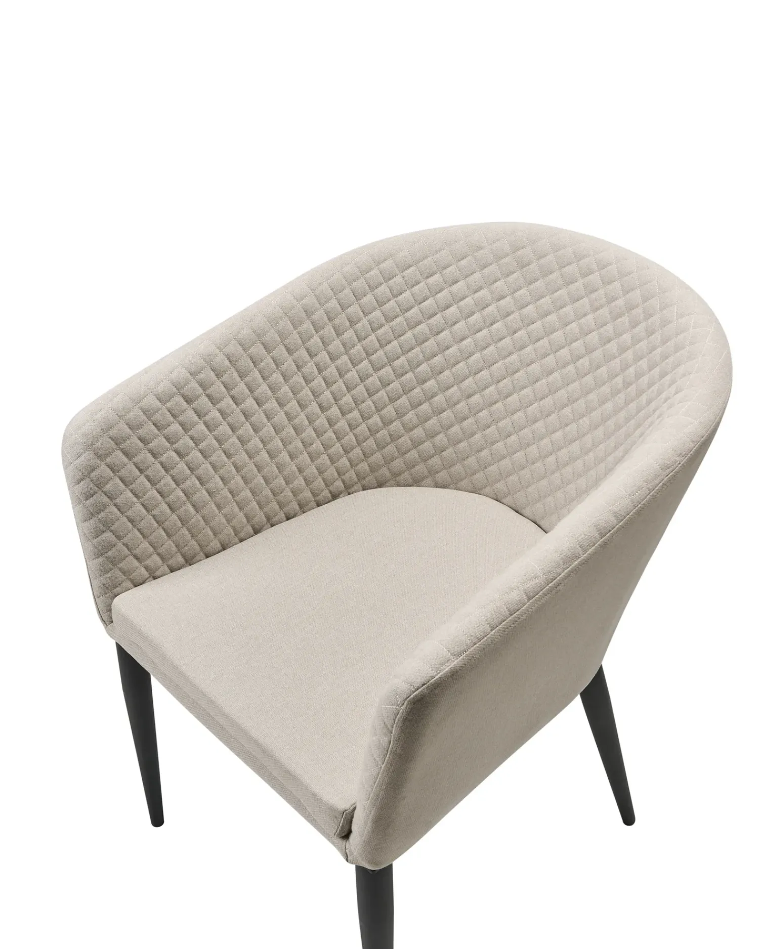 Hot Beliani Set di 2 sedie da giardino CURGOS Tessuto Beige Beige Nero