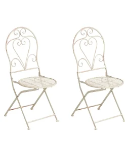 Best Beliani FOLELLI Pieghevole Metallo chiaro Beige