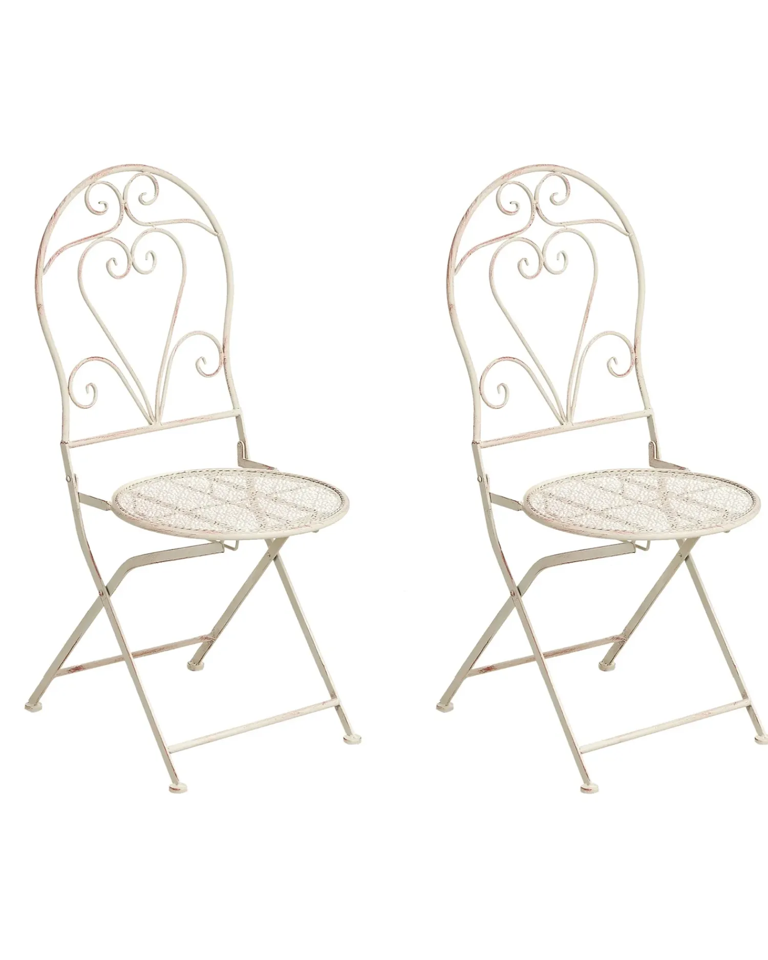 Best Beliani FOLELLI Pieghevole Metallo chiaro Beige