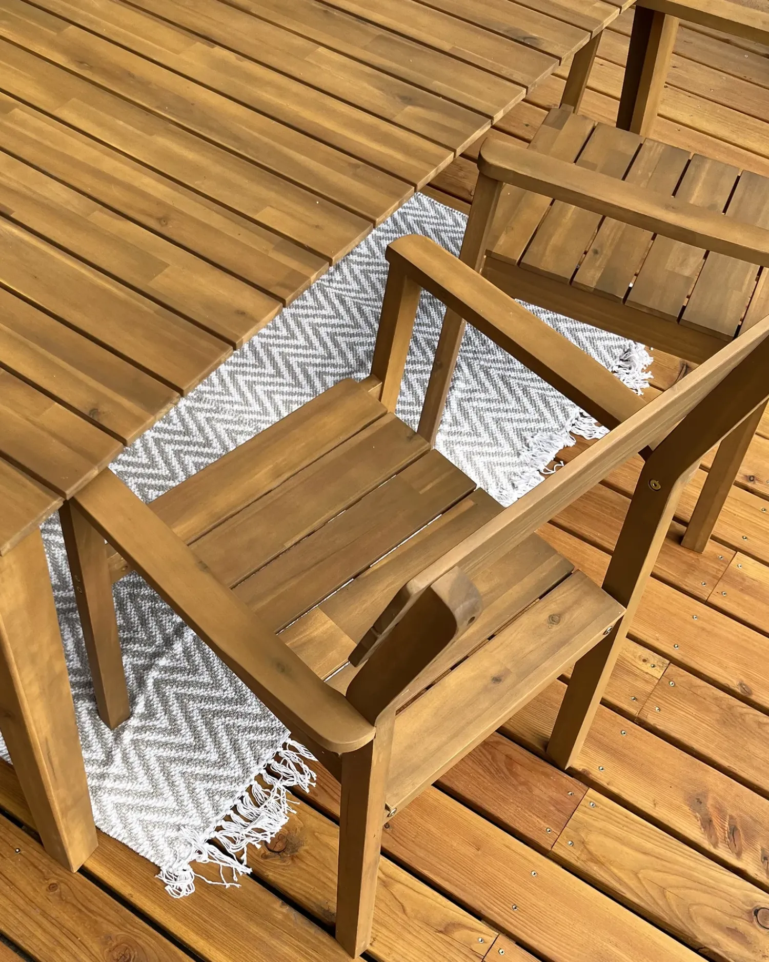 New Beliani FORNELLI Legno d'acacia Marrone
