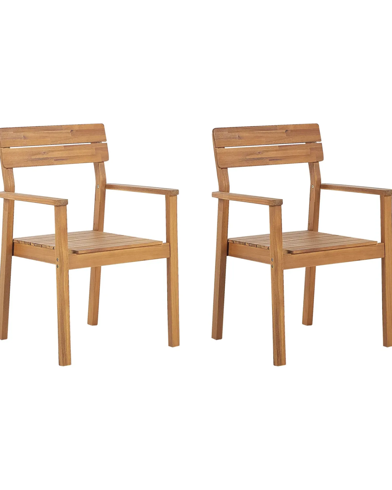 New Beliani FORNELLI Legno d'acacia Marrone