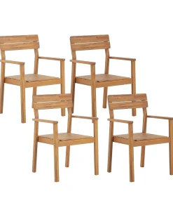 New Beliani FORNELLI Legno d'acacia Marrone