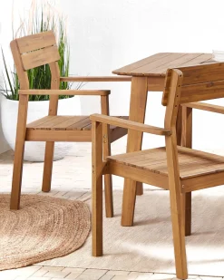 New Beliani FORNELLI Legno d'acacia Marrone