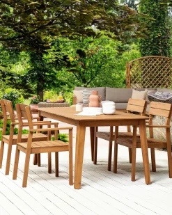 New Beliani FORNELLI Legno d'acacia Marrone