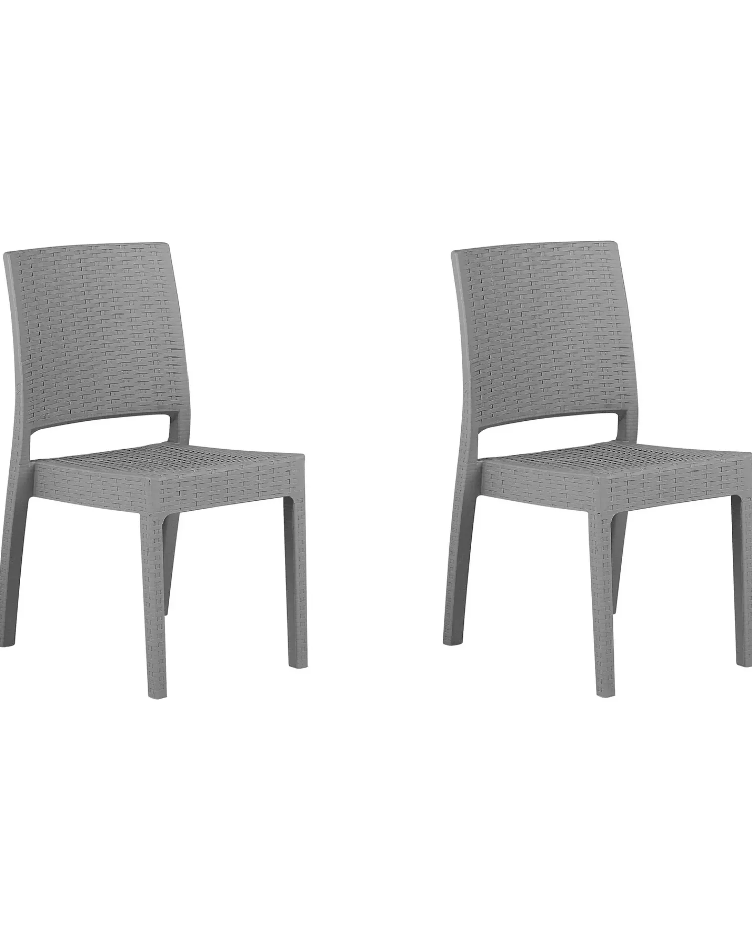 Discount Beliani FOSSANO Materiale sintetico chiaro Grigio