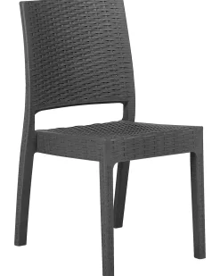 Clearance Beliani FOSSANO Materiale sintetico grafite Grigio