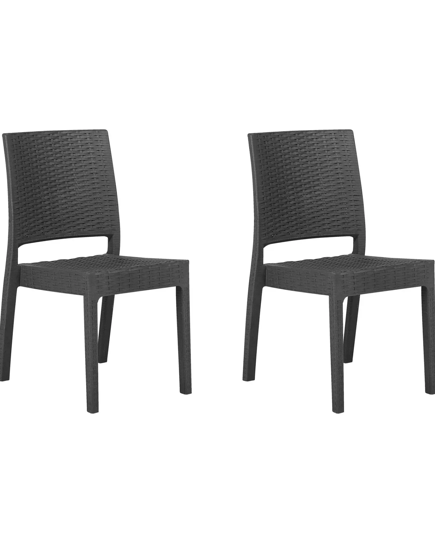 Clearance Beliani FOSSANO Materiale sintetico grafite Grigio