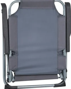 Discount Beliani Set di 4 sedie da giardino GALATSI Pieghevole Metallo Grigio Grigio Nero