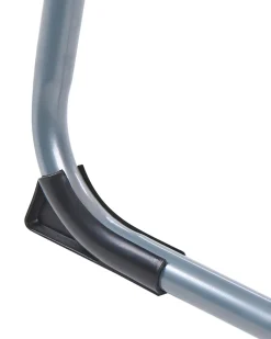 Discount Beliani Set di 4 sedie da giardino GALATSI Pieghevole Metallo Grigio Grigio Nero