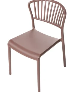 Best Beliani Set di 4 sedie da giardino GELA Marrone