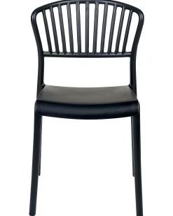 Beliani Set di 4 sedie da giardino GELA Nero