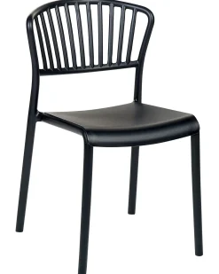 Beliani Set di 4 sedie da giardino GELA Nero