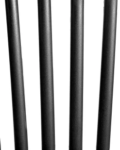Beliani Set di 4 sedie da giardino GELA Nero