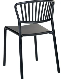 Beliani Set di 4 sedie da giardino GELA Nero