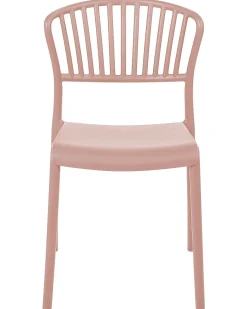Clearance Beliani Set di 4 sedie da giardino GELA pastello Rosa