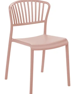 Clearance Beliani Set di 4 sedie da giardino GELA pastello Rosa