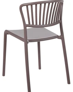 Outlet Beliani Set di 4 sedie da giardino GELA Tortora Beige