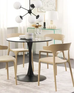 Online Beliani Set di 4 sedie da giardino GUBBIO sabbia Beige