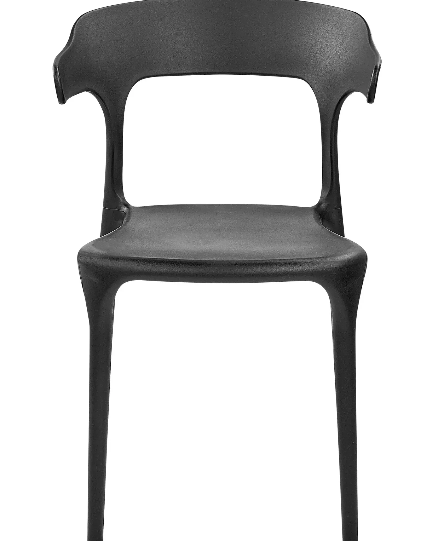 Clearance Beliani Set di 4 sedie da giardino GUBBIO Nero