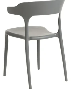 Best Beliani Set di 4 sedie da giardino GUBBIO Grigio